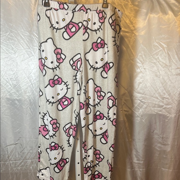 Hello Kitty Kids Pajama Bottoms - Pink and White - Picture 1 of 3